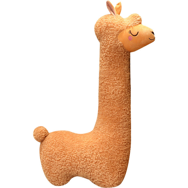 Soft Alpaca Cuddle Pillow