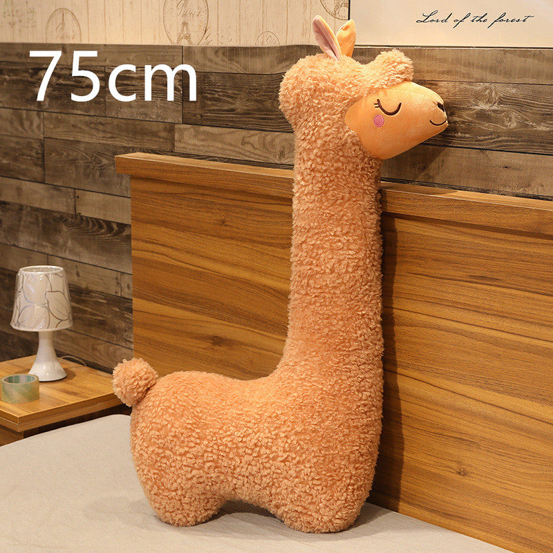 Soft Alpaca Cuddle Pillow