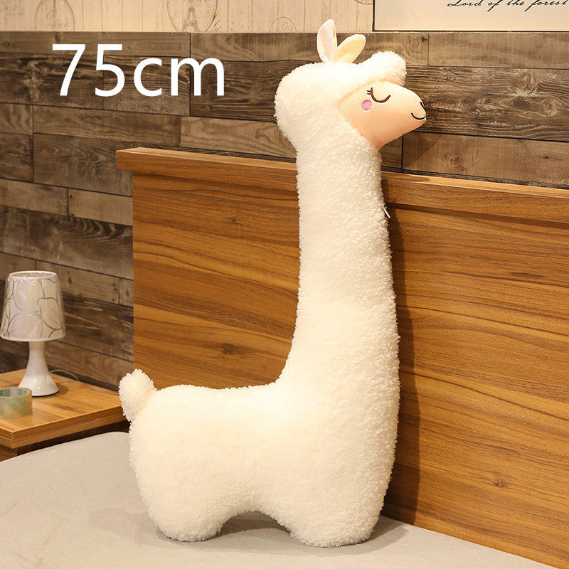 Soft Alpaca Cuddle Pillow