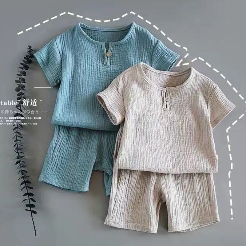 Unisex Baby Summer Set – Short Sleeve Outfit