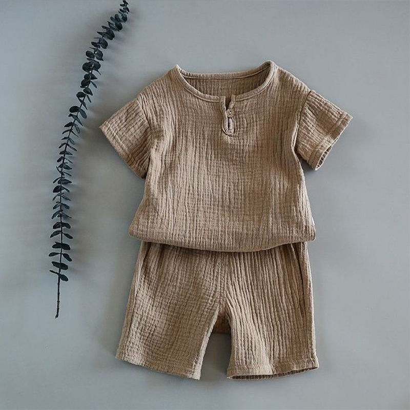 Unisex Baby Summer Set – Short Sleeve Outfit