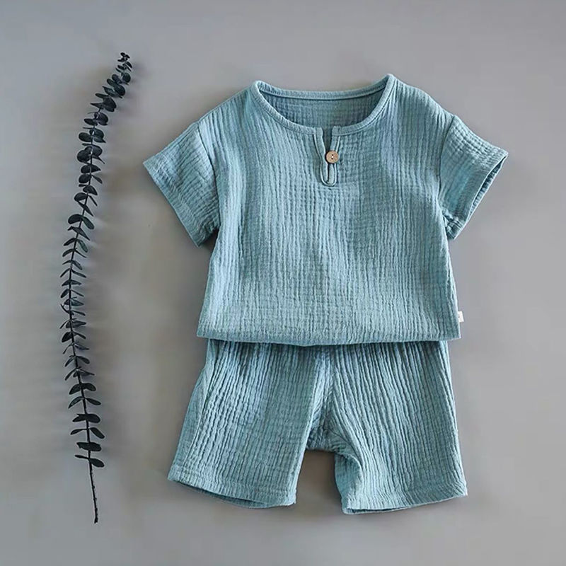 Unisex Baby Summer Set – Short Sleeve Outfit