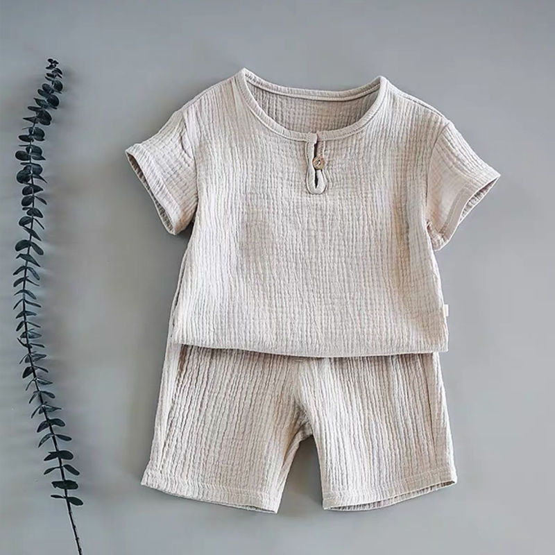 Unisex Baby Summer Set – Short Sleeve Outfit