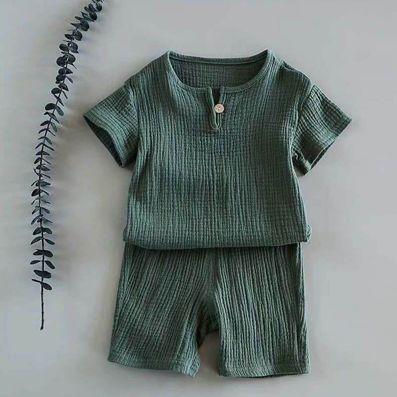 Unisex Baby Summer Set – Short Sleeve Outfit