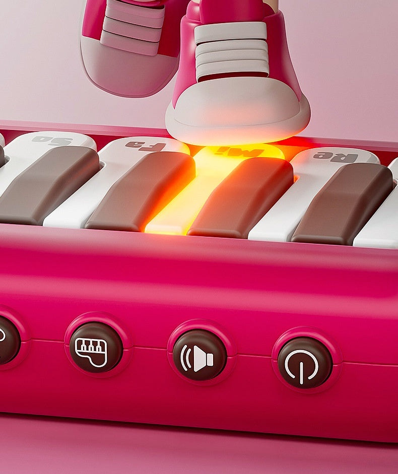 Mini Rainbow Baby Piano – Light & Sound Toy