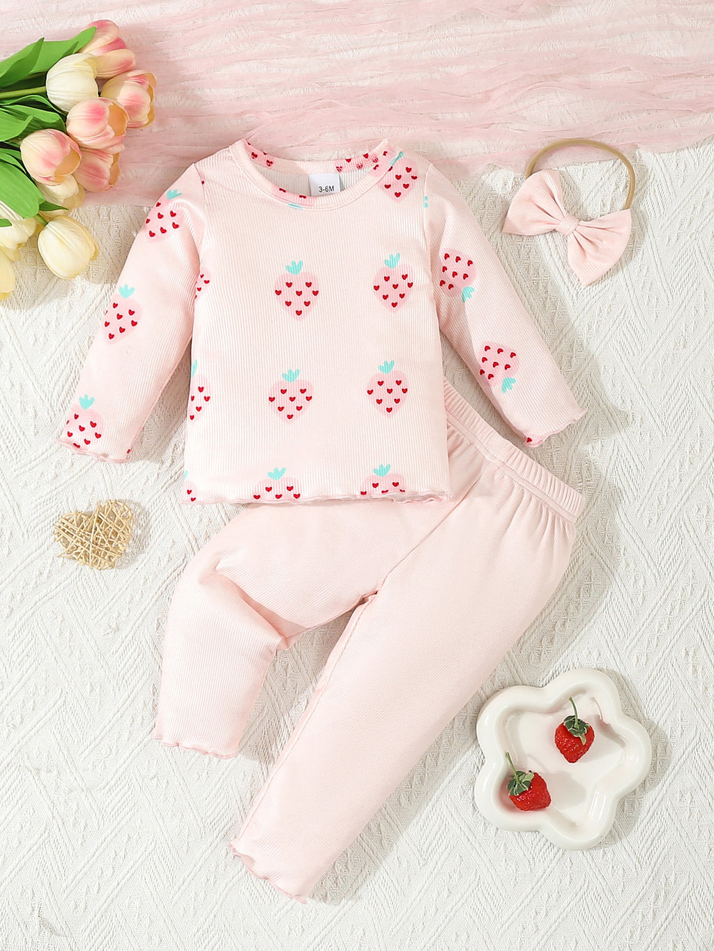 Printed 3-Piece Baby Outfit