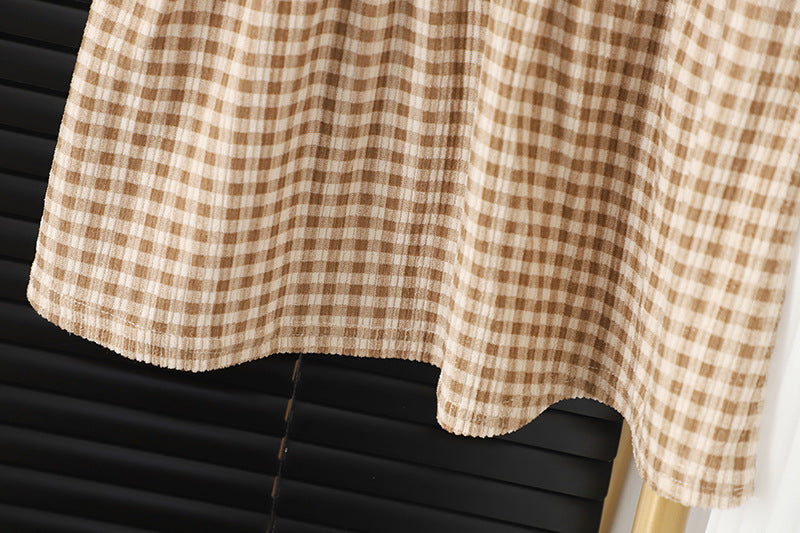 Long-Sleeve Baby Dress Set – Round Neck Design