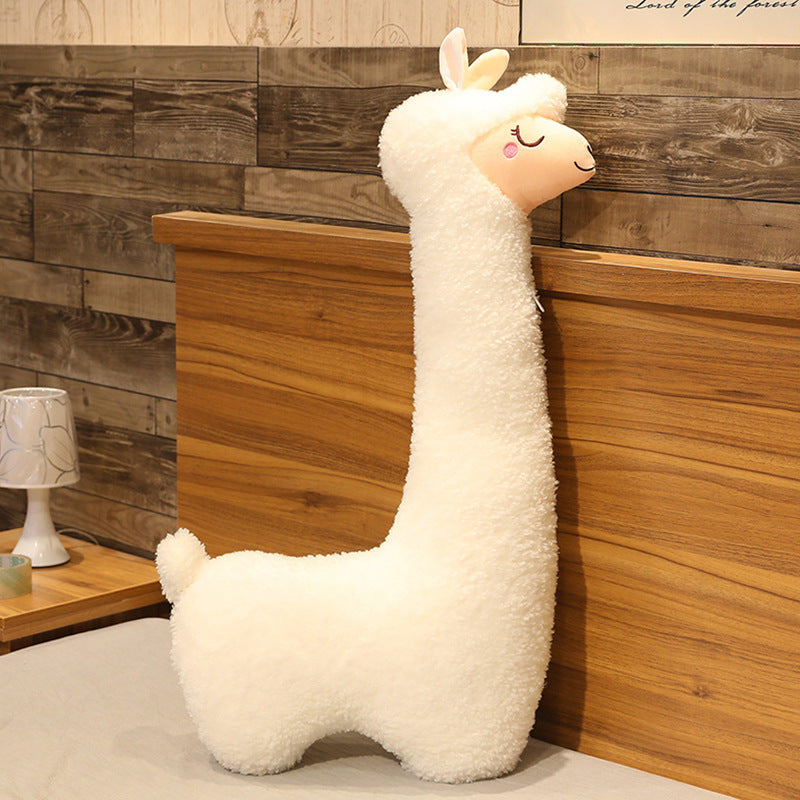 Soft Alpaca Cuddle Pillow