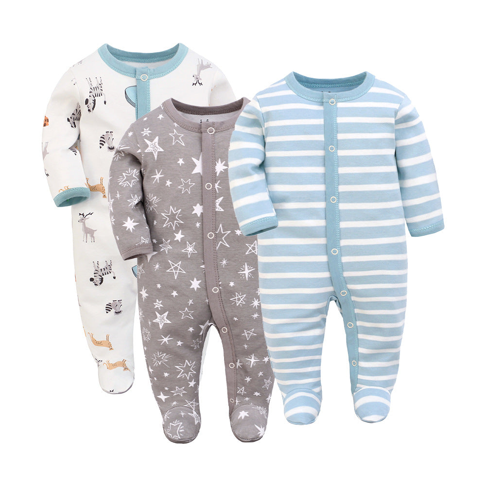 Long-Sleeve Baby Jumpsuit