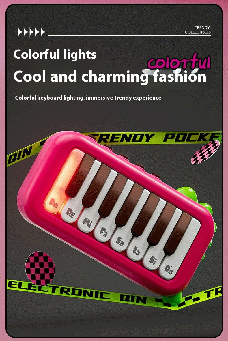 Mini Rainbow Baby Piano – Light & Sound Toy