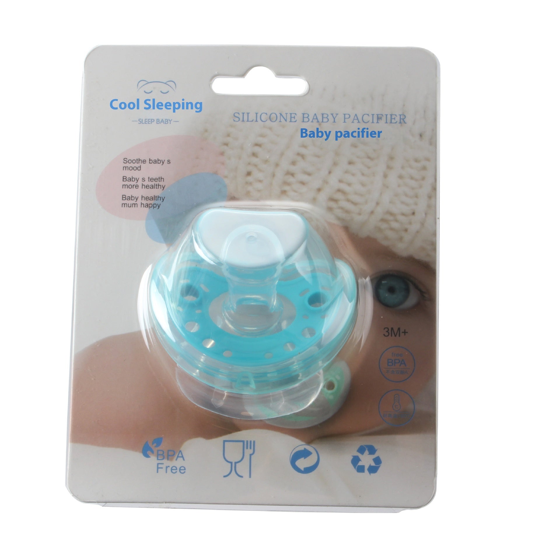 Soft Silicone Baby Pacifier – Comfort Sleep Design