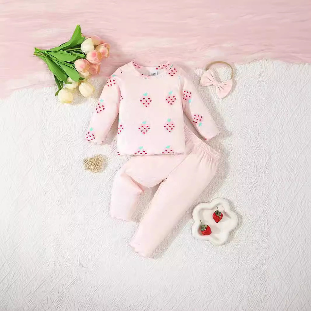 Printed 3-Piece Baby Outfit