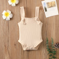 Minimalist Cotton Strap Romper