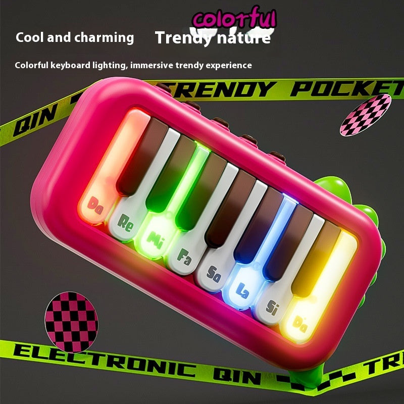 Mini Rainbow Baby Piano – Light & Sound Toy