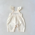 Adjustable Suspender Romper – Baby Girl