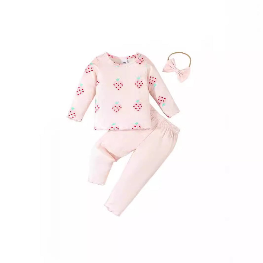 Printed 3-Piece Baby Outfit